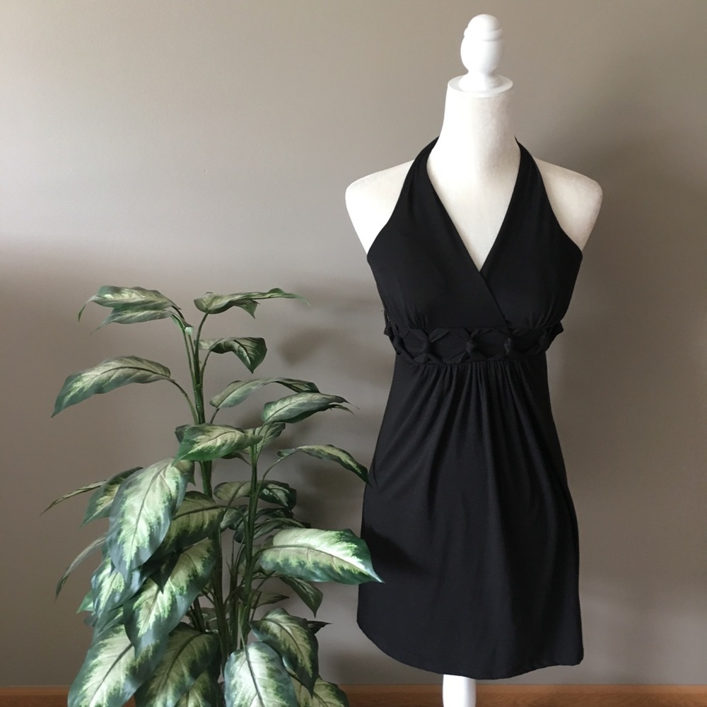 Black Halter Dress